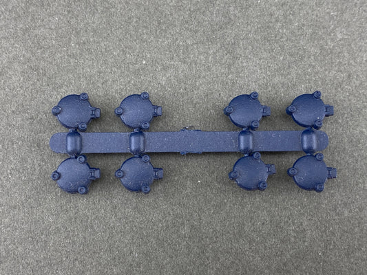 ATH 19055 Round Hatch for 55' ACF Center Flow Covered Hopper Dark Blue