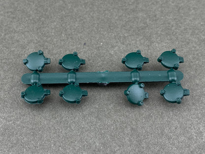 ATH 19055 Round Hatch for 55' ACF Center Flow Covered Hopper Dark Green