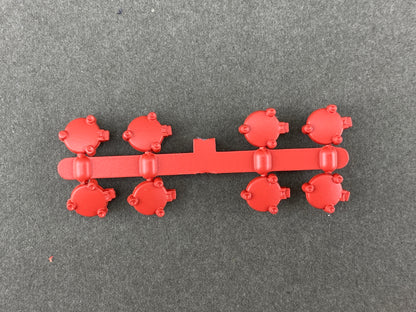 ATH 19055 Round Hatch for 55' ACF Center Flow Covered Hopper Red