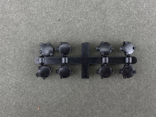 ATH 19055 Round Hatch for 55' ACF Center Flow Covered Hopper Undec. Black