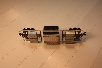 SOM - 1003  HO track cleaner car cleaning Strip Material  (3 yards) used on Shine-O-Matic car and liquid tank cars      (See additional info below on making  slider block holder !)