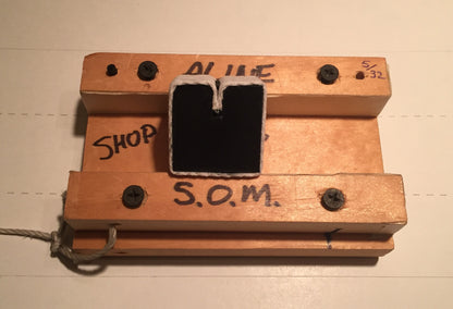 SOM - 1006  HO  track cleaner car Slider Block Loader Fixture (comes assembled and includes Keeper strip and hand tool) (slider block not included with kit)