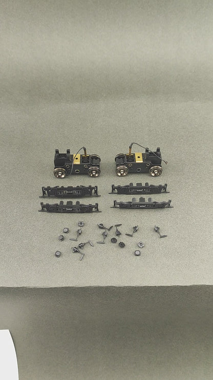 ATH 40019 40010 RS3 Power Trucks Front and Rear with sideframes