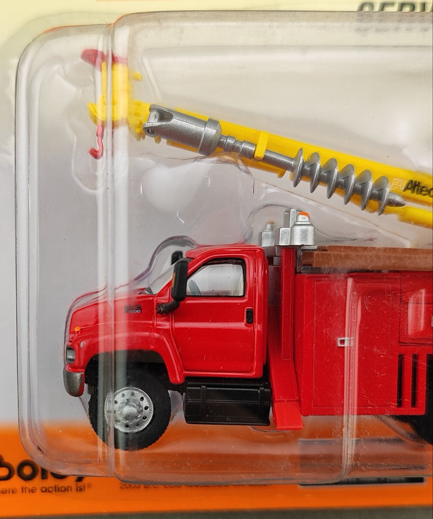 Bol 3023-11 GMC Cab Auger Truck (Red) Truck Boley Depart. 1-87 Ho Scale