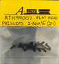 ATH 99007 Flat Head Screw (2-56 x 1/4")  includes 24 black screws