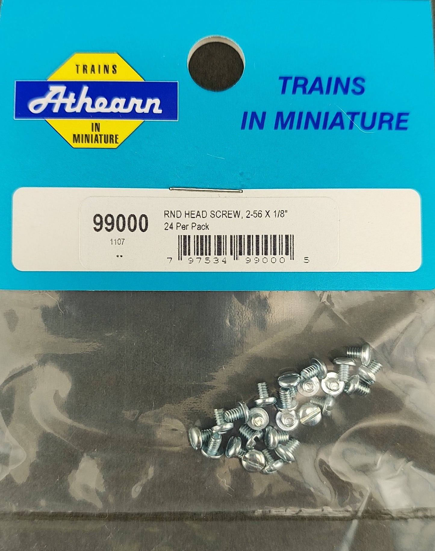 ATH 99000 Round Head Screw( 2- 56 x 1/8")  includes 24 per pack