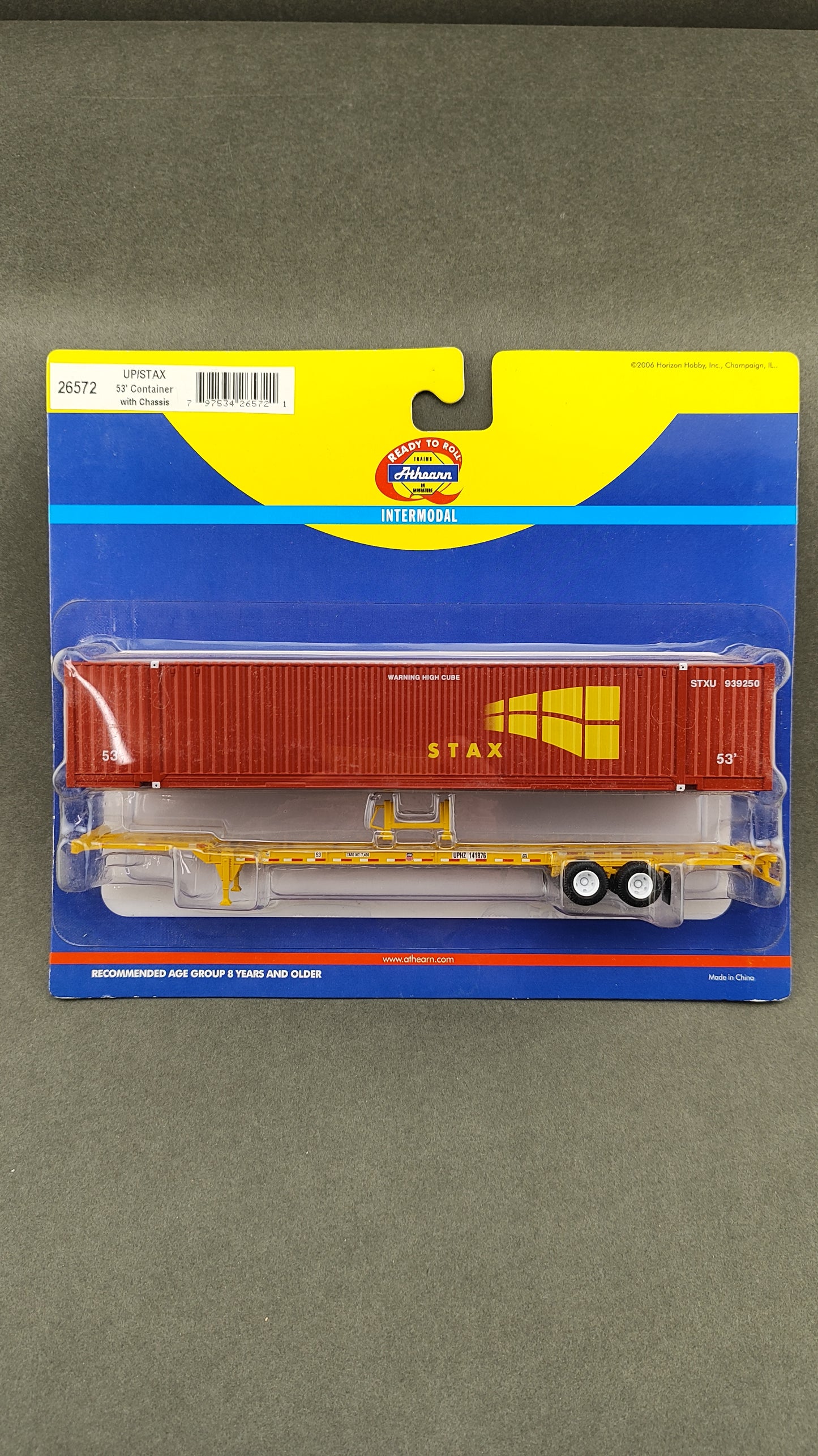 ATH 26572 UP/STAX 53' Container with chassis