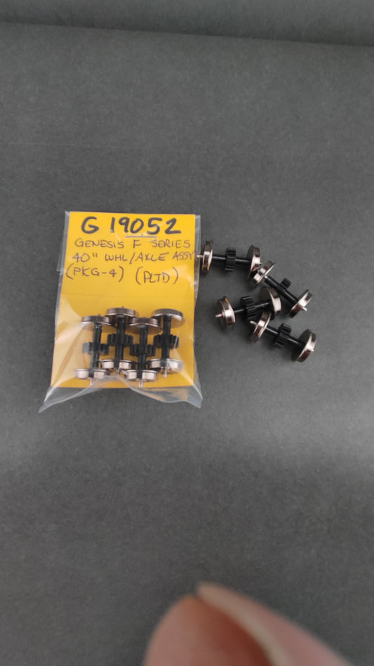 Ath - G19052  Genesis power truck wheel sets (pkg-4) 40" for Genesis 2-axle trucks