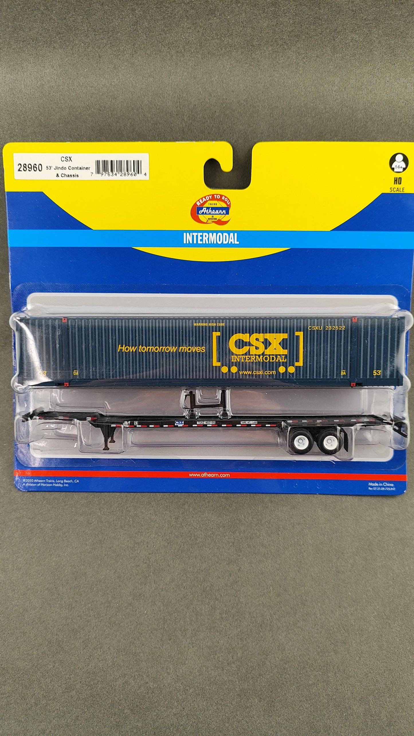 ATH 28960 CSX 53' Jindo Container with chassis