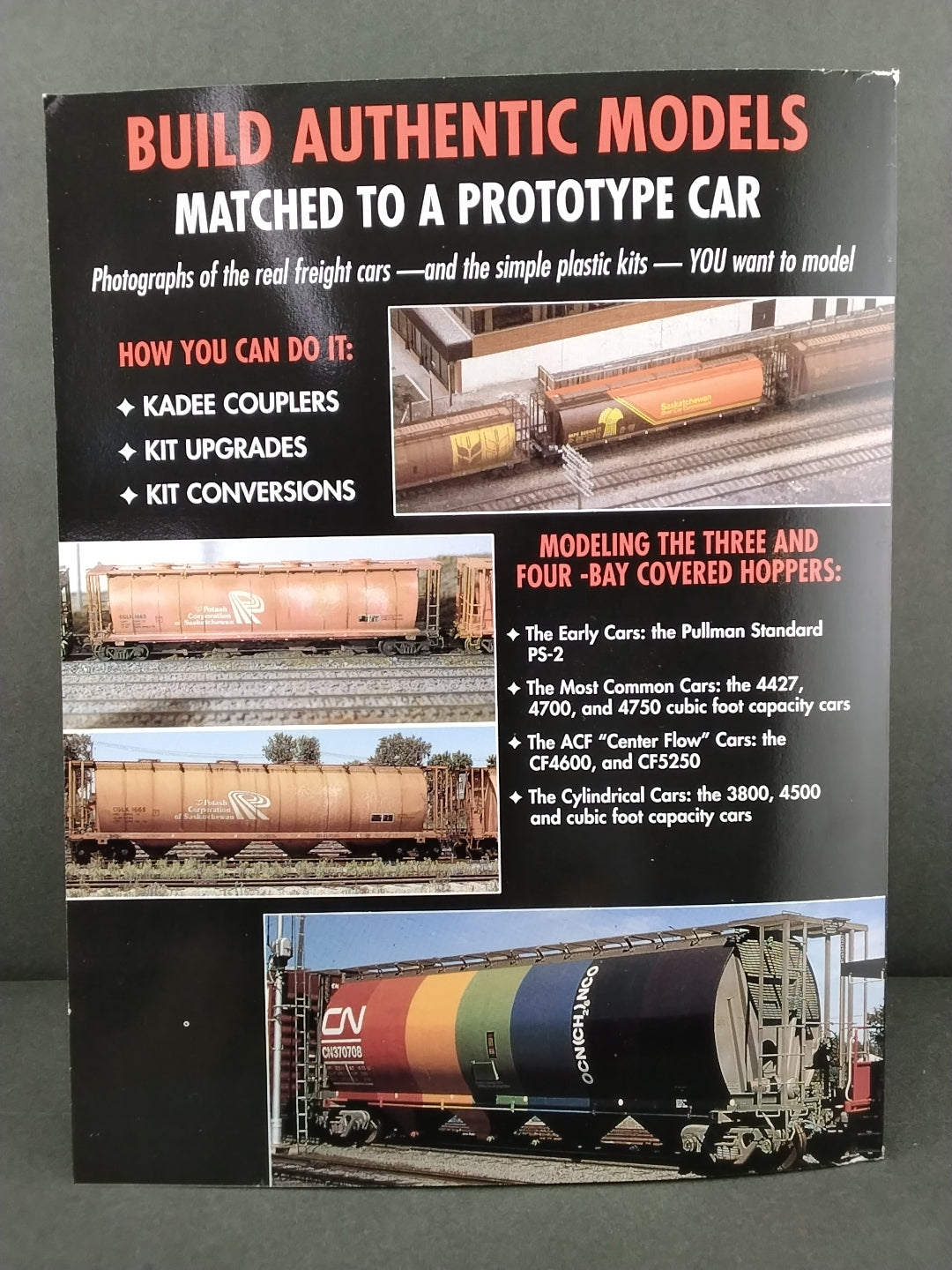 BK122   RAIL MODEL JOURNAL - FREIGHT CAR MODELS - Covered Hoppers