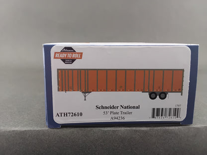 ATH 72610 Schneider National 53' Plate Trailer A94236