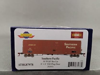 ATHG 87978 Southern pacific 50' PC & F Box Car 8'+8' YSD Plug-Doors