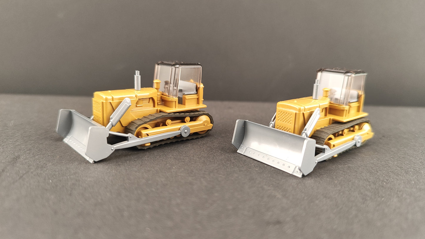 Wiking Bull Dozer Planierraupe Yellow 2 pack
