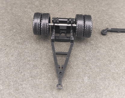Pro 5274 Promotex Single Axle Converter Truck Dolly (1) Black
