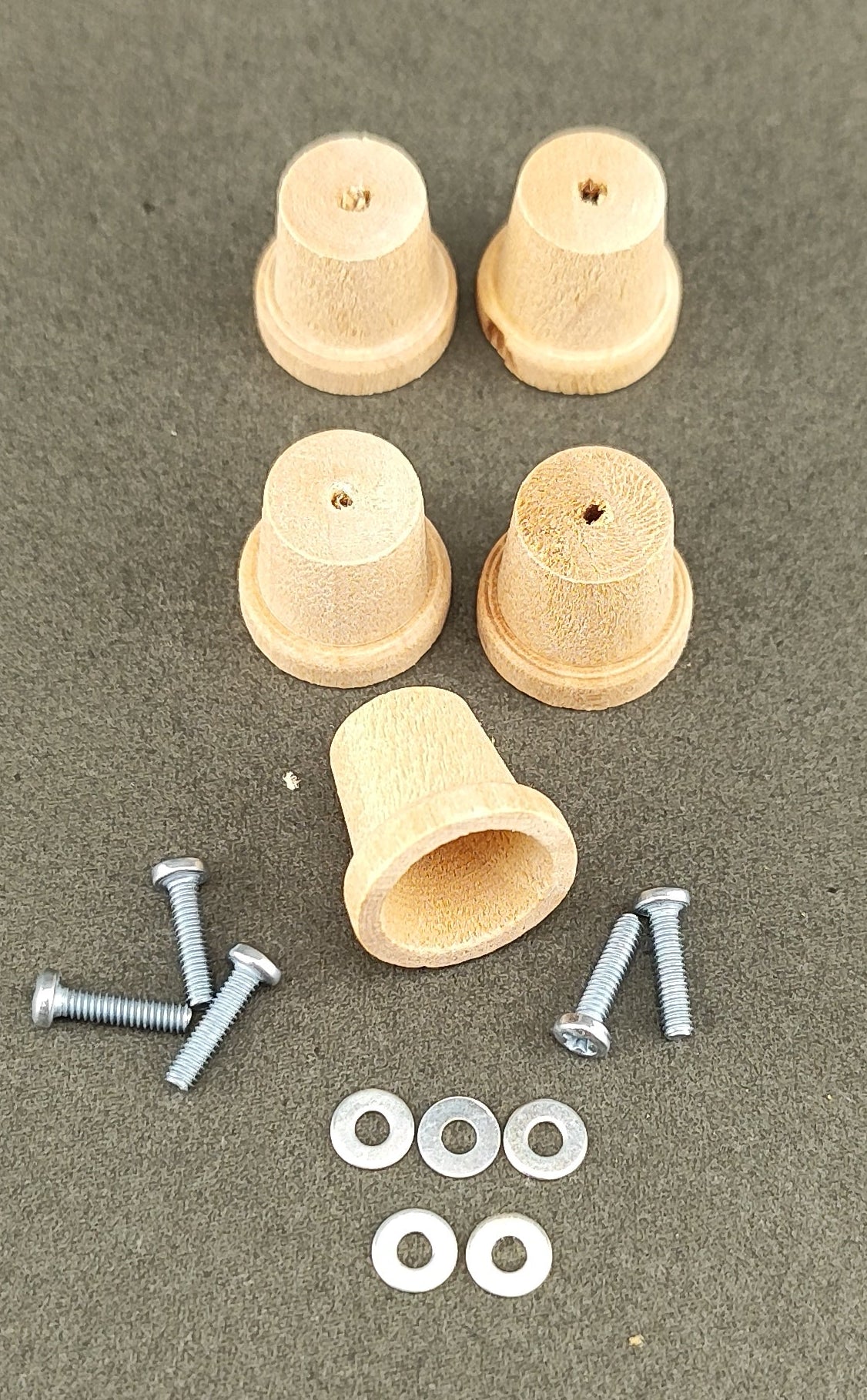 PPW 40053 Wood Knobs  and Fasteners (5 Per Pack)