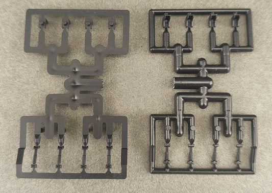 ATH 43414 B AC4400 / CW / C44-9W cantilevers / long struts (BLACK)