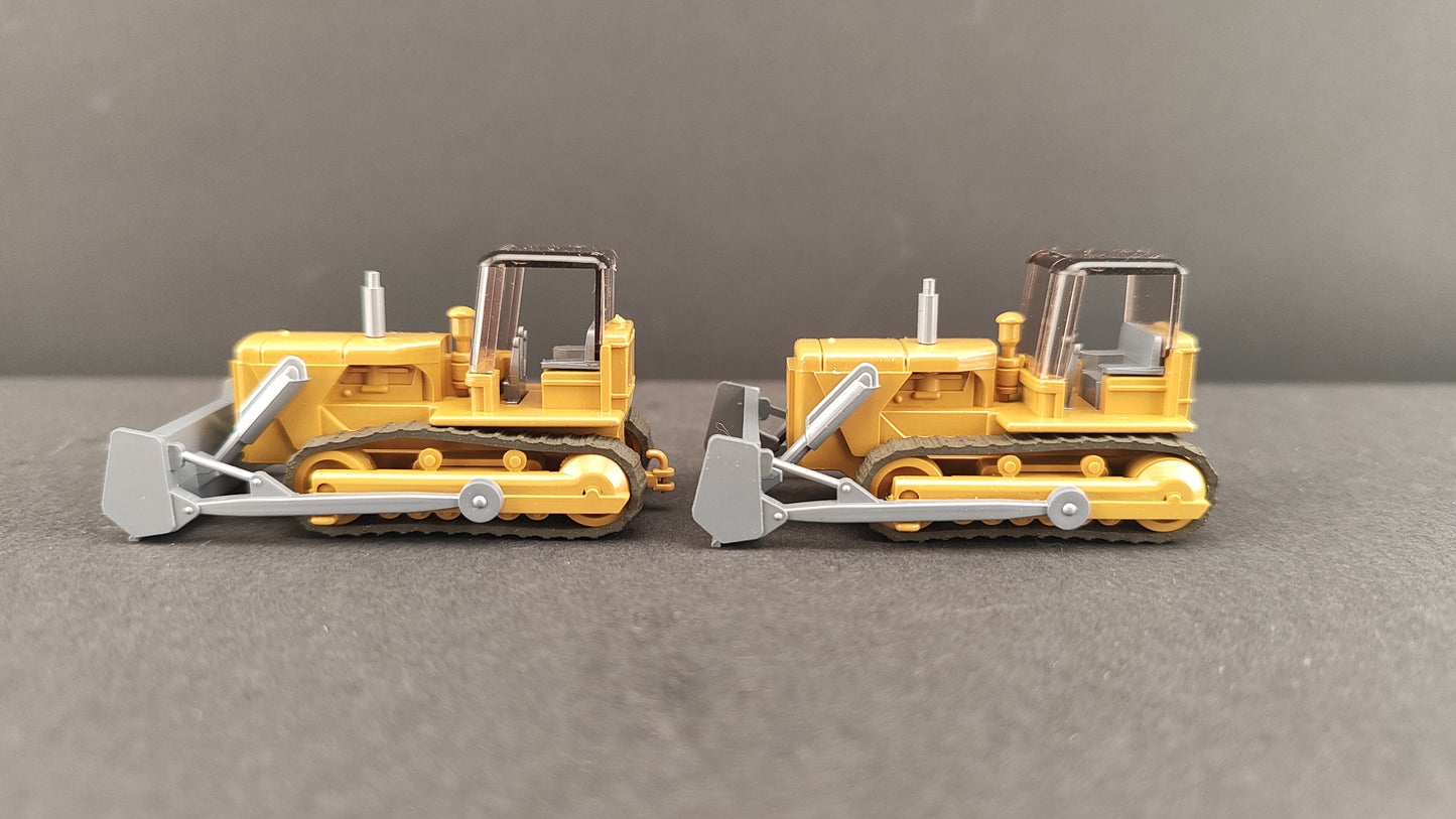Wiking Bull Dozer Planierraupe Yellow 2 pack