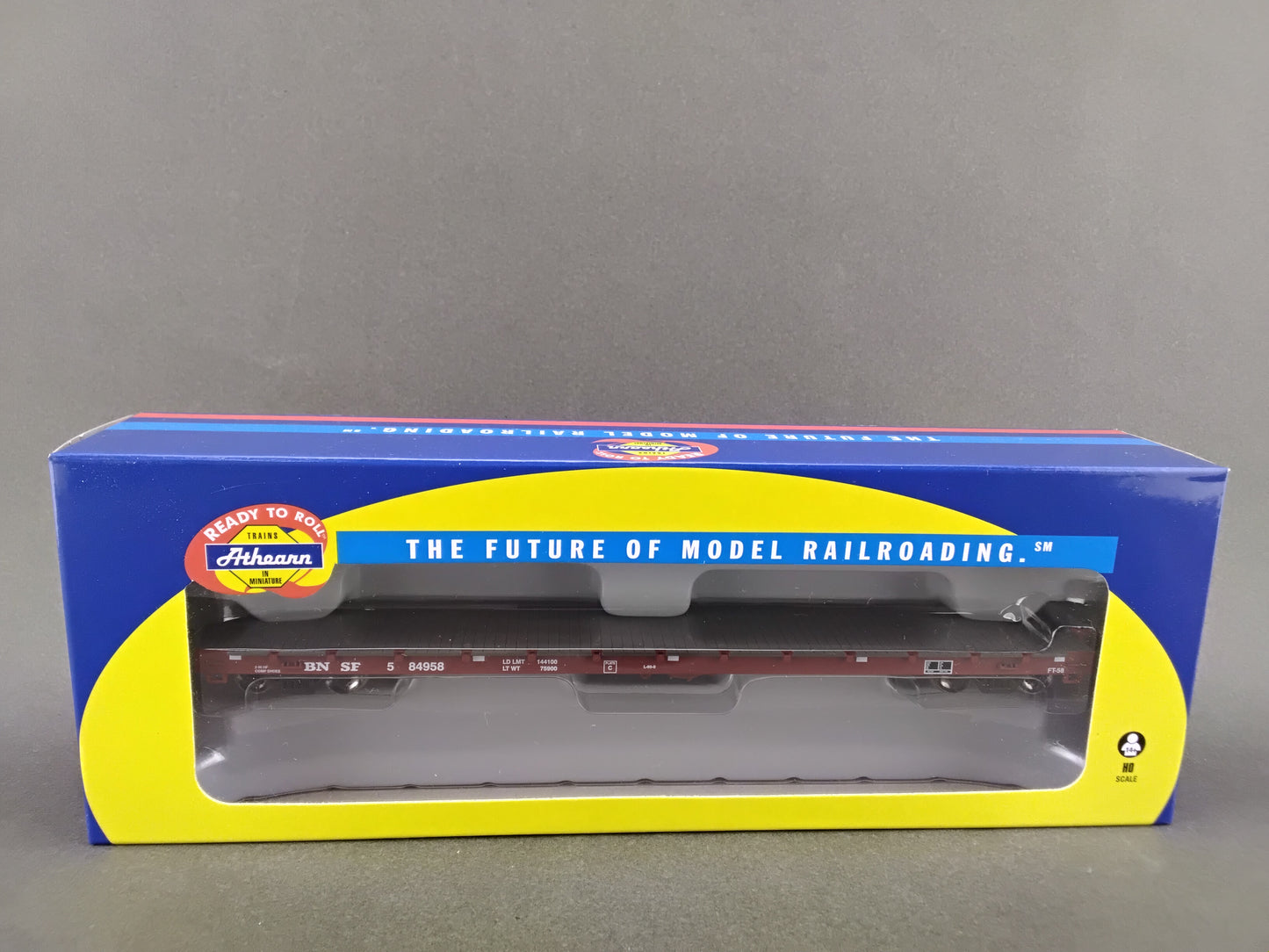 ATH 97804 Burlington Northern 60' Flat Car