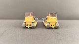 Wiking Bull Dozer Planierraupe Yellow 2 pack