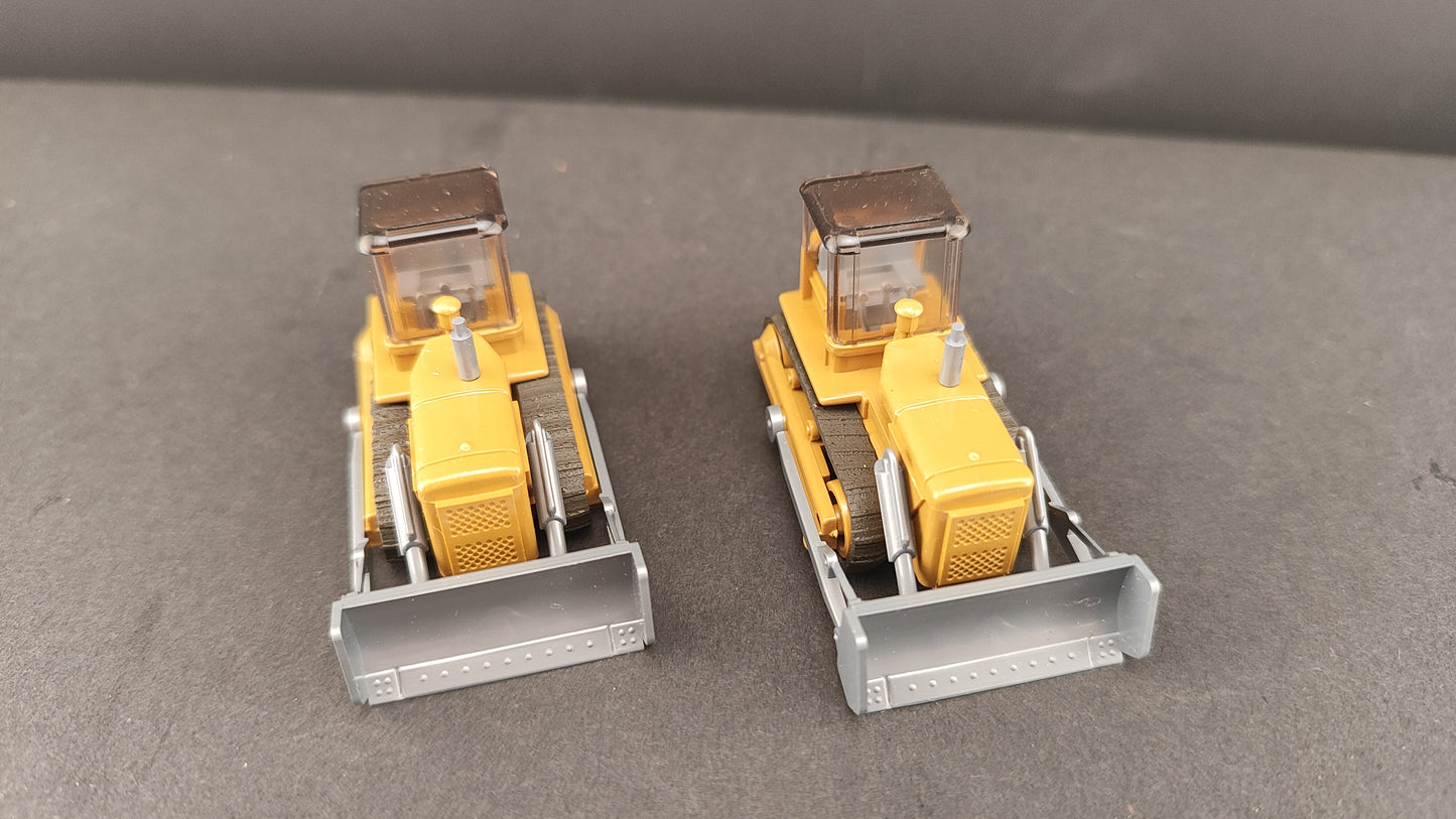 Wiking Bull Dozer Planierraupe Yellow 2 pack