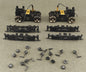 ATH 40019 40010 RS3 Power Trucks Front and Rear with sideframes