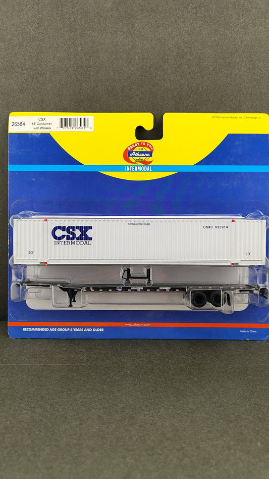 ATH 26564 CSX 53' Container with chassis