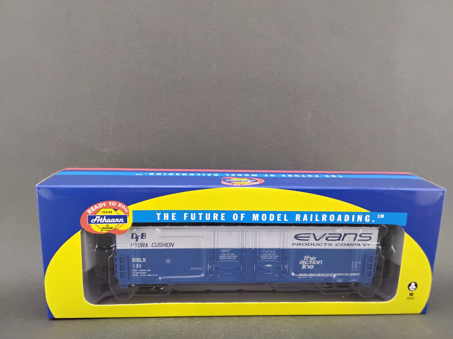 ATH 96911  USLX Evans 50' Double Plug Door Boxcar USLX 121