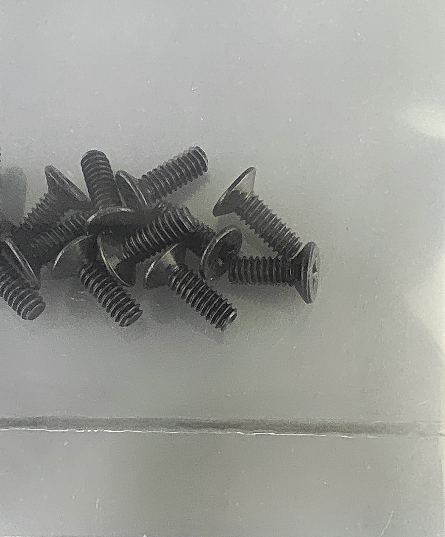 ATH 99007 Flat Head Screw (2-56 x 1/4")  includes 24 black screws