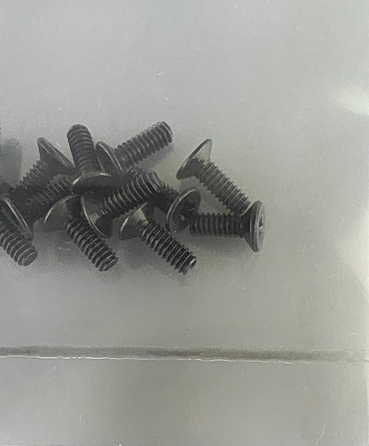 ATH 99007 Flat Head Screw (2-56 x 1/4")  includes 24 black screws