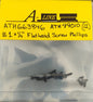 ATH G 63846 ATH99010 Flat Head Screw number 1 x 1/4" includes 12 Black Phillips screws