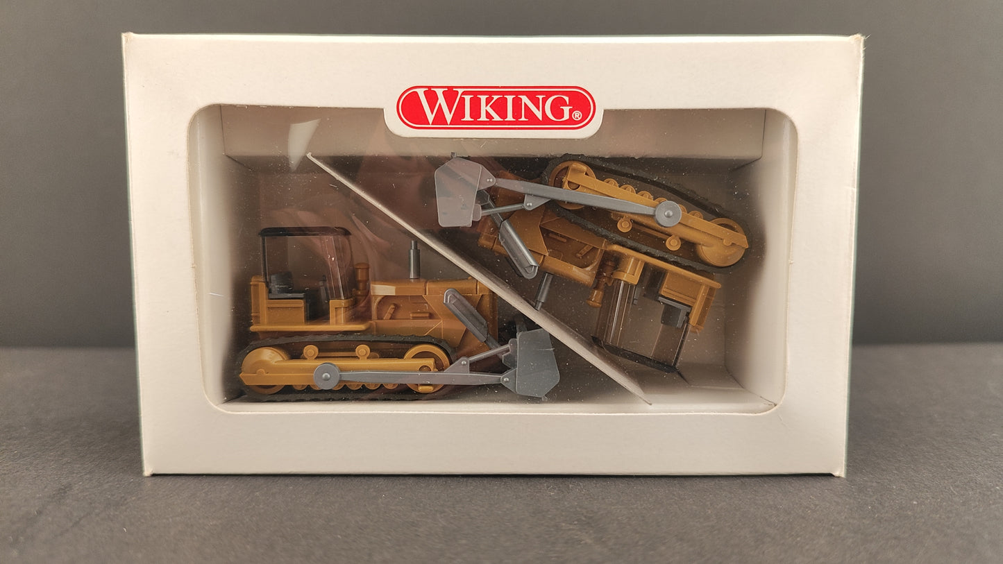 Wiking Bull Dozer Planierraupe Yellow 2 pack