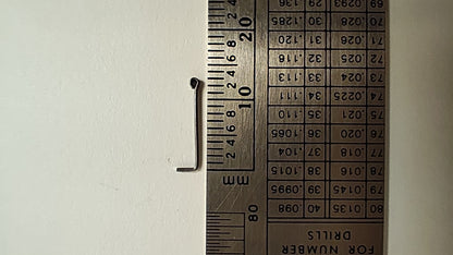 Ath 10424 HO Short Metal Handrail Stanchion (Pack of 36)