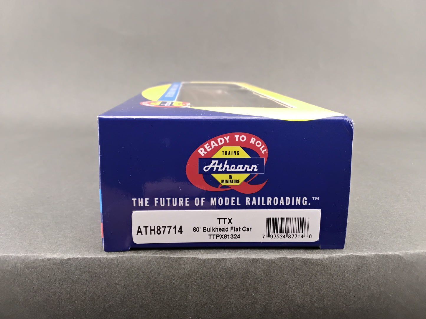 ATH 87714 TTX 60' Bulkhead Flat Car