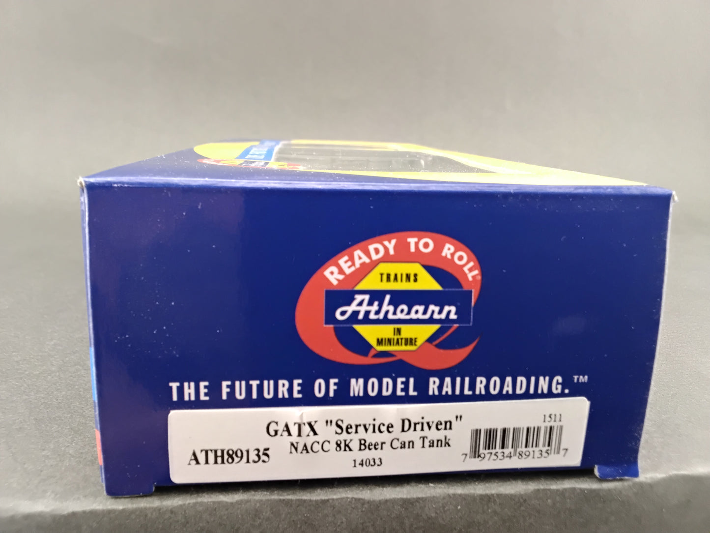 ATH 89135  GATX "Service Driven" NACC 8k Beer Can Tank 14033
