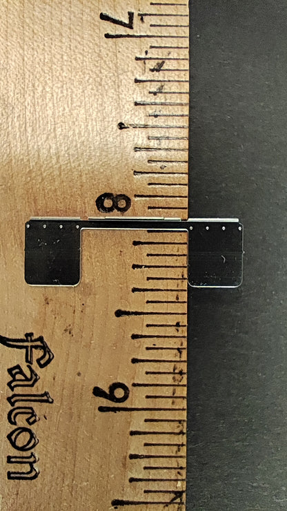 50619 - Mud Flaps - photo-etched stainless steel (Pkg. 2)