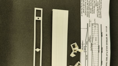 TS 111 		48' Spread Axle Flat bed trailer