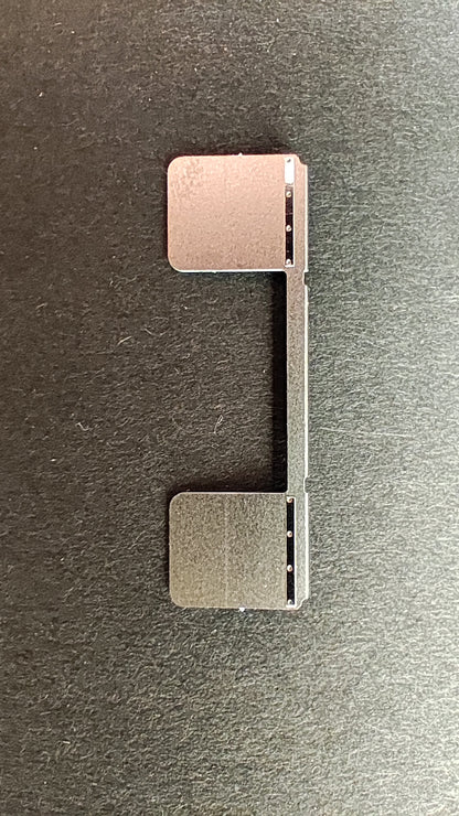 50619 - Mud Flaps - photo-etched stainless steel (Pkg. 2)