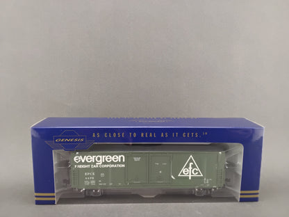 G69053 Evergreen Freight Car Corp.  50' PC&F Box Car 8'+6' Landis Double Plug Doors