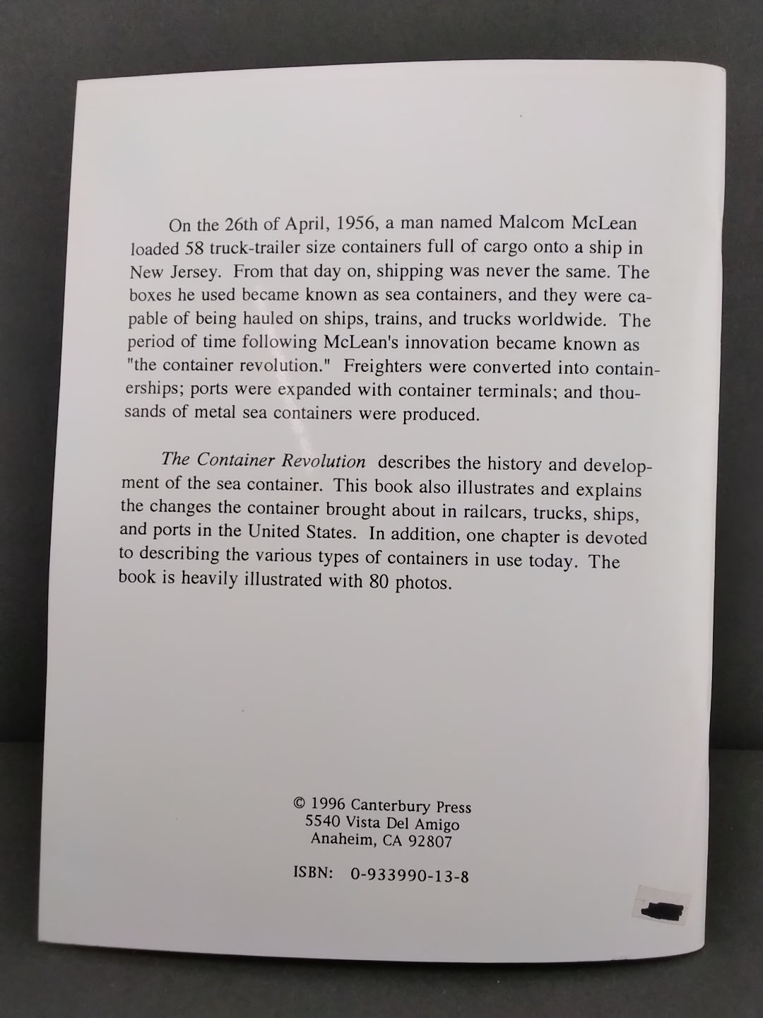 BK136  The Container Revolution