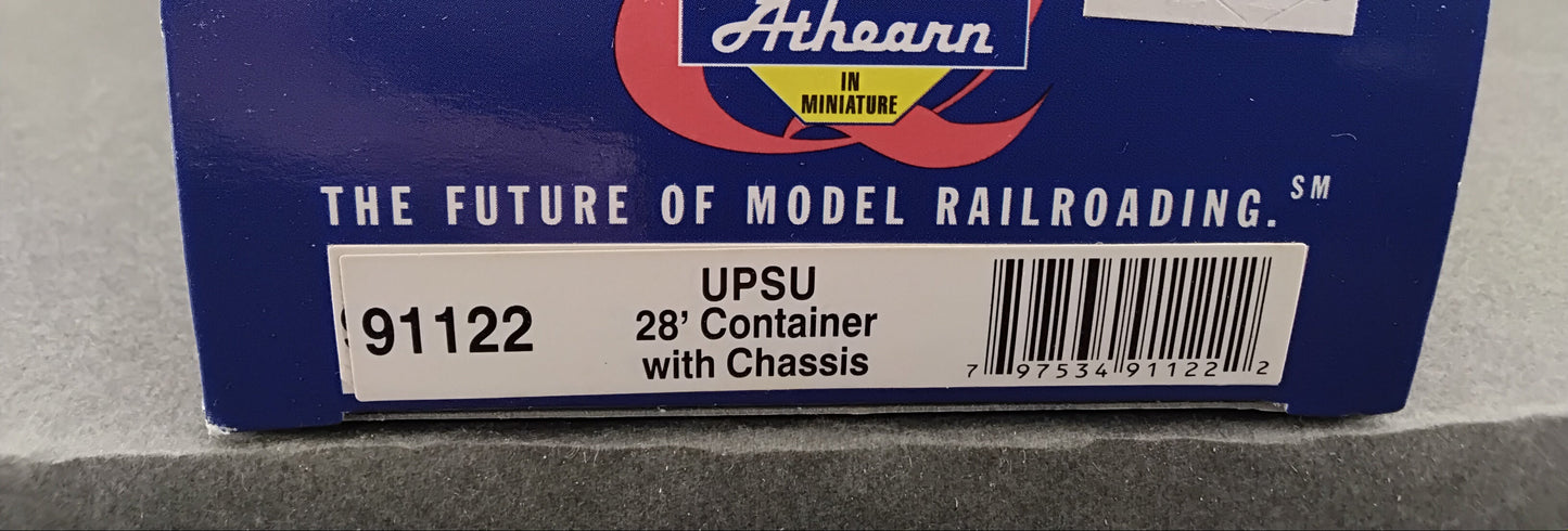 ATH 91122 UPSU 28' Container with Chassis