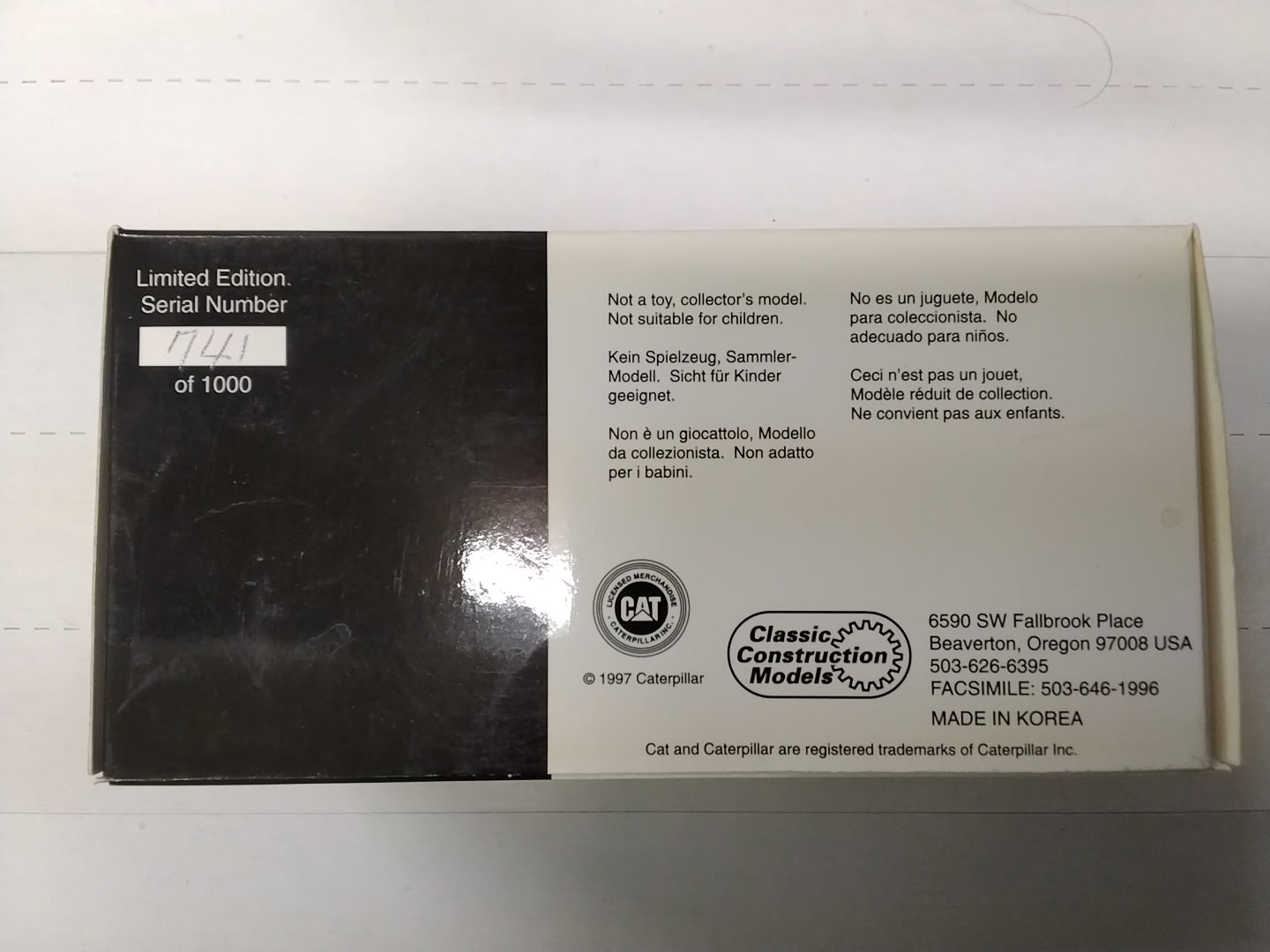 CCM   Classic Construction Models   Cat 140H Motor Grader