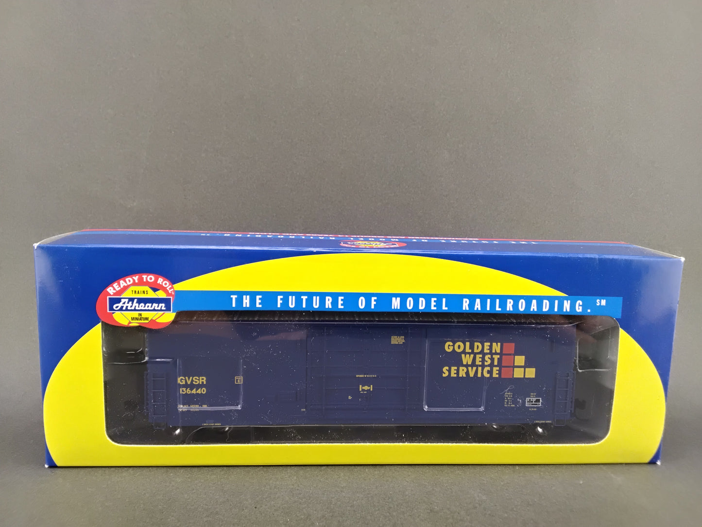 88876 Golden West Service 50' P C & F Box Car Smooth Side 14' Plug Door 136440