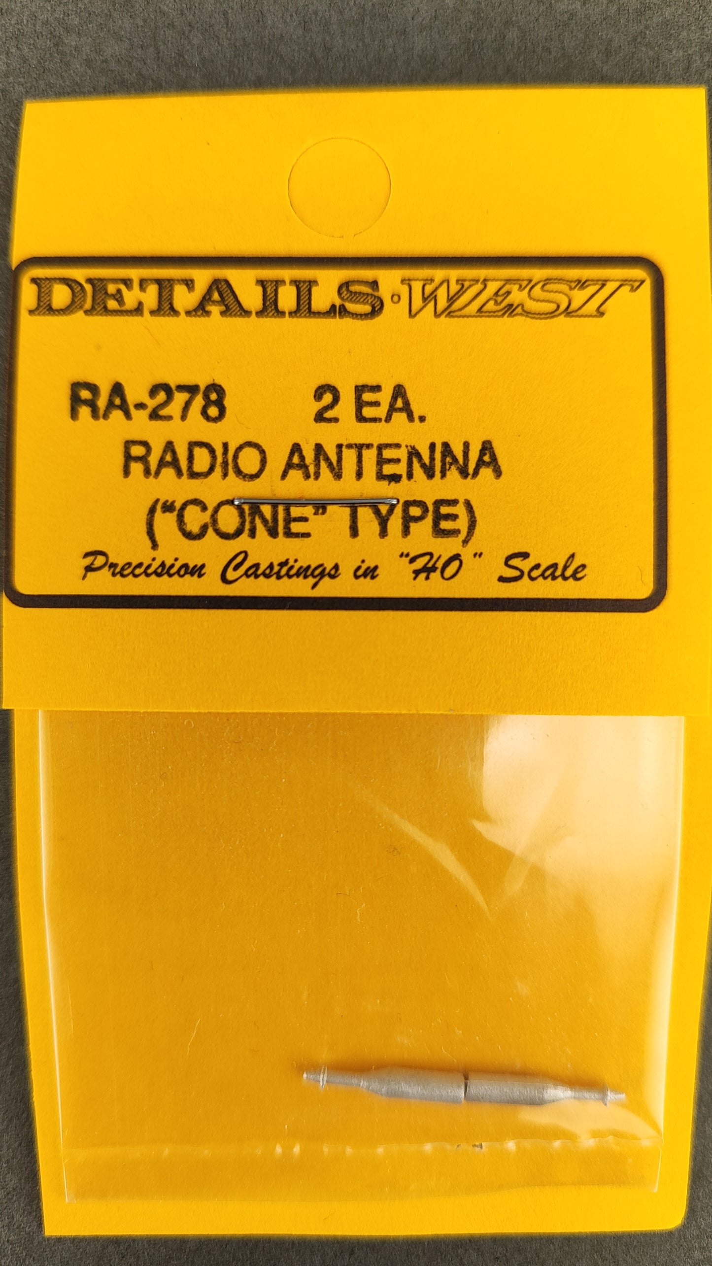 DW RA 278  Radio Antenna Cone Type  HO Scale