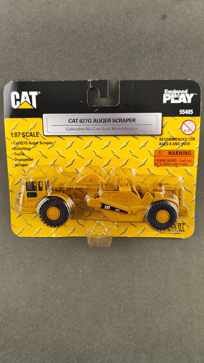 NORSCOT 55405 CAT 1:87 HO Scale Caterpillar 627G Auger Scraper Diecast Model NEW