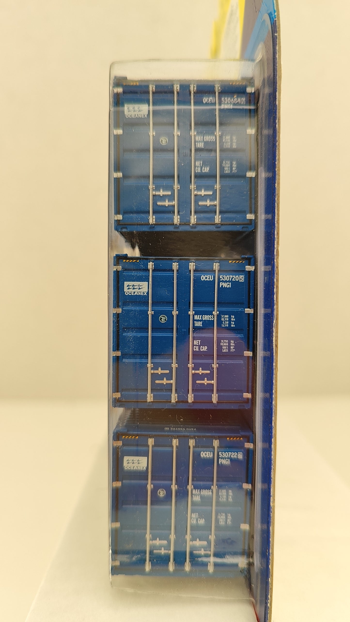 ATH 28988 Athearn Oceanex 53' Jindo container 3 pack Intermodal
