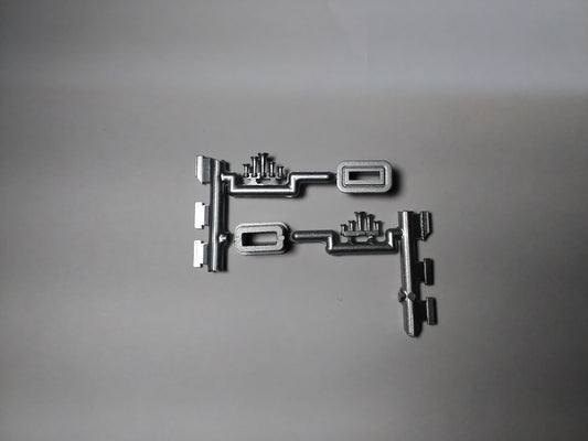 Ath - 36588  S AMD 103 ( P42 ) exhaust/horn/antenas (pkg 2 pair) SILVER