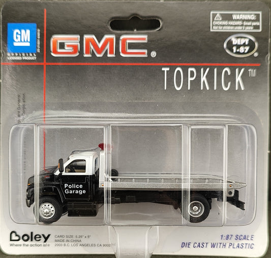 Bol 3006-37 GMC Cab Police Flatbed Tow Truck Boley Depart. 1-87 vehicles
