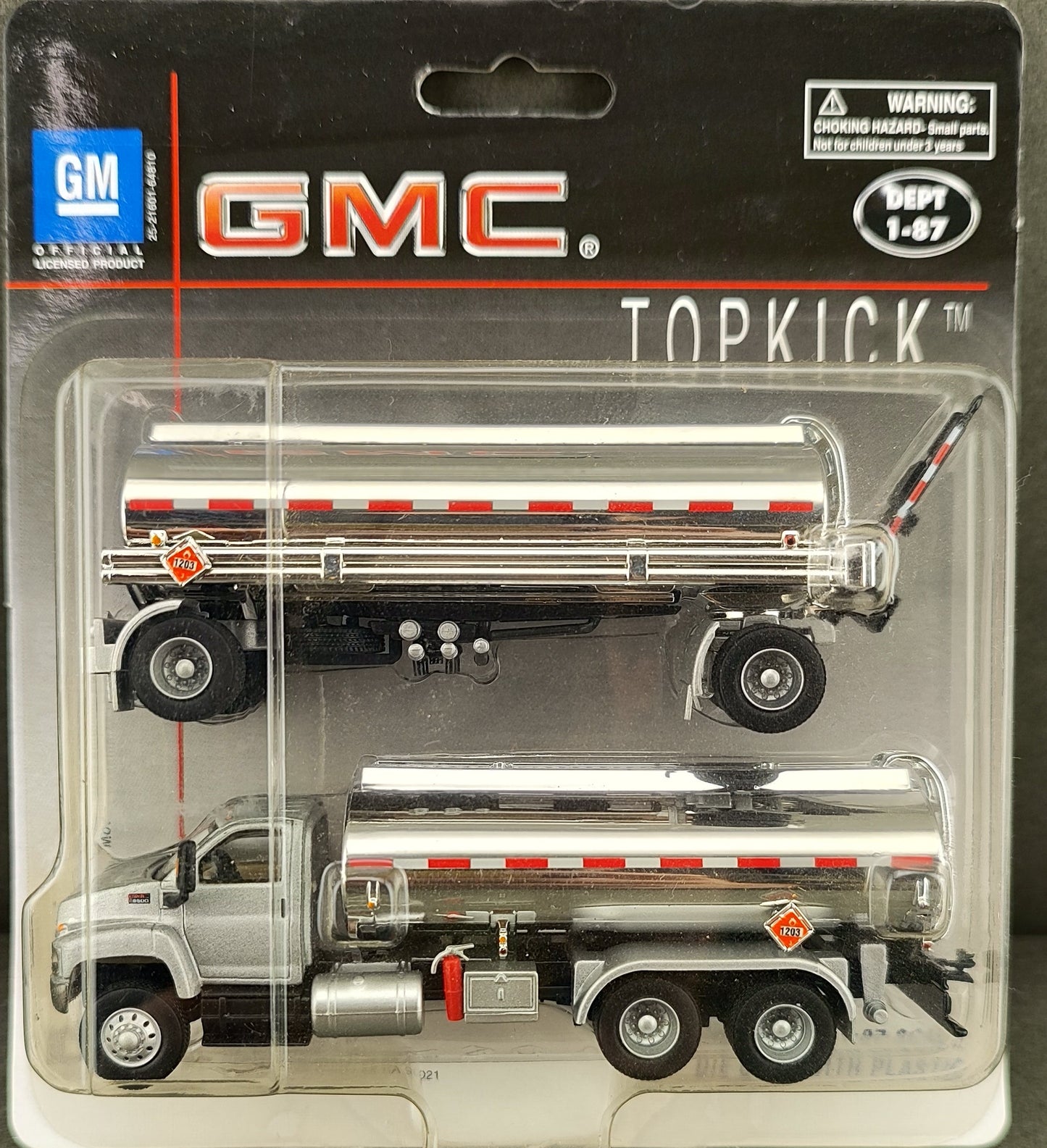 Bol 3018 66 GMC cab silver Boley Depart 1 87 vehicles double tanker