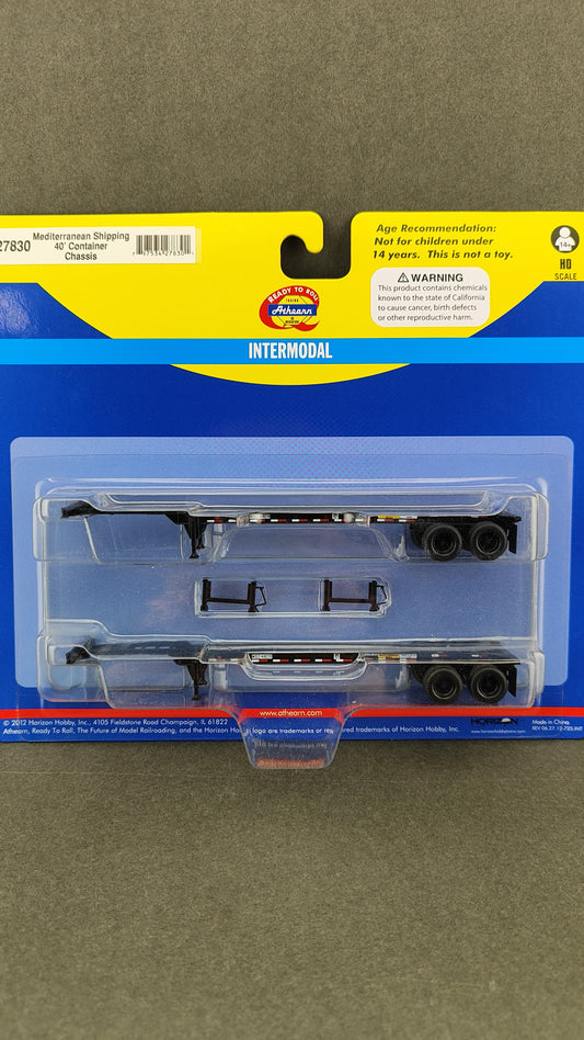 ATH 27830 Mediterranean Shipping 40' Container chassis