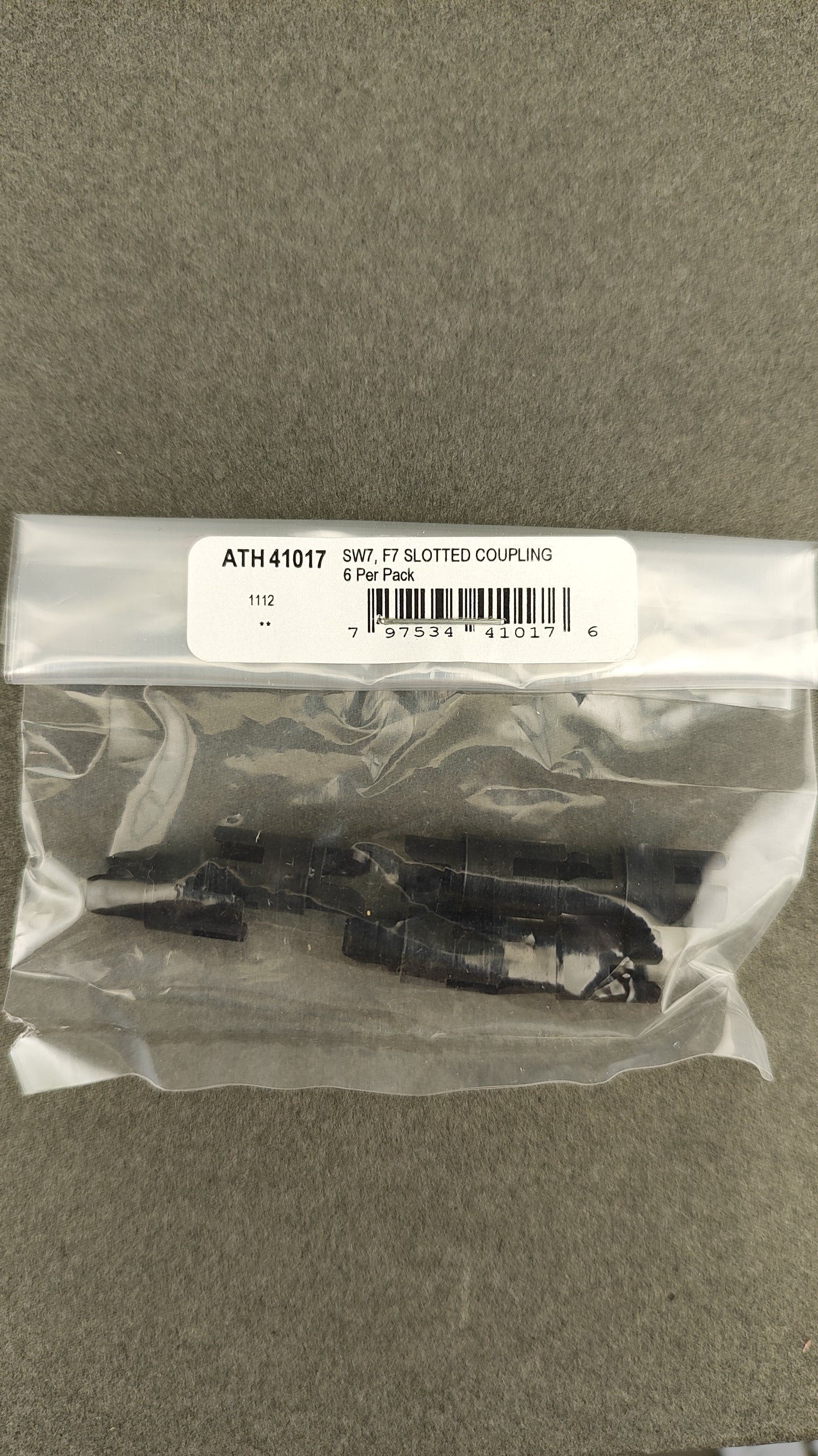 ATH 41017 SW7 F and Slotted Coupling includes 6 Per pack